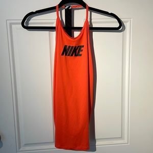 Nike Orange Racerback Tank Top